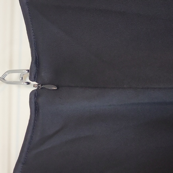 LAFAYETTE 148 New York Black Acetate Viscose Wide Leg Pants - Picture 3 of 15